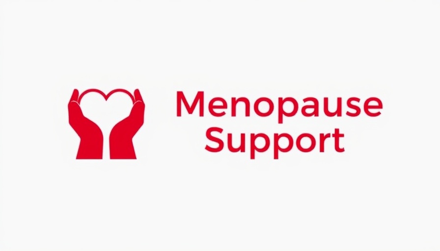 Surgical Menopause Care support logo with hands and heart.