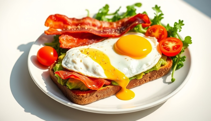 Healthy breakfast with avocado toast and egg for affordable hormone support perimenopause menopause.