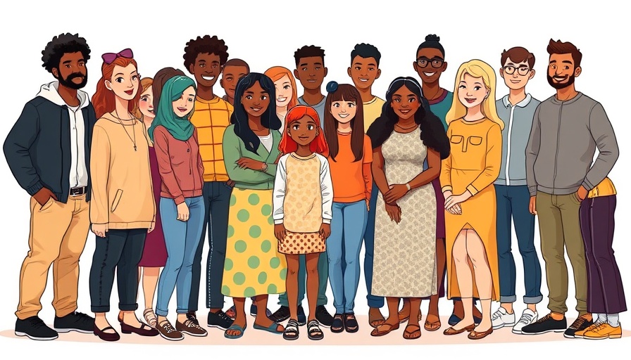 Illustration of diverse individuals representing Black voices in mental health research.