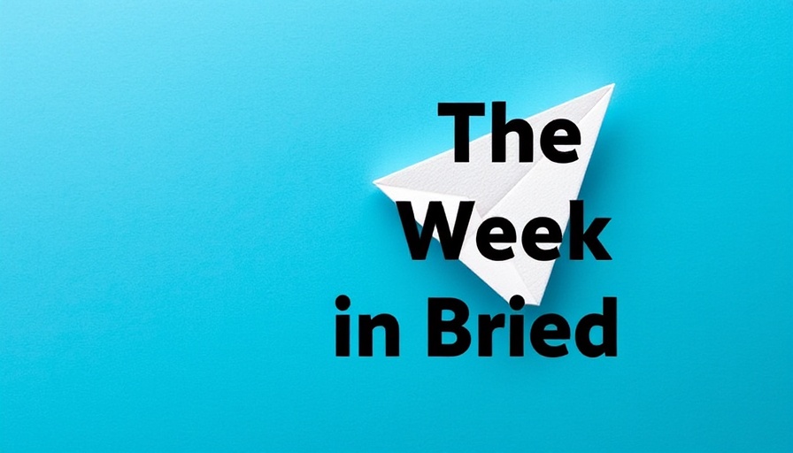 Vaccine Injury Compensation Program overview with 'The Week in Brief' text on blue background.