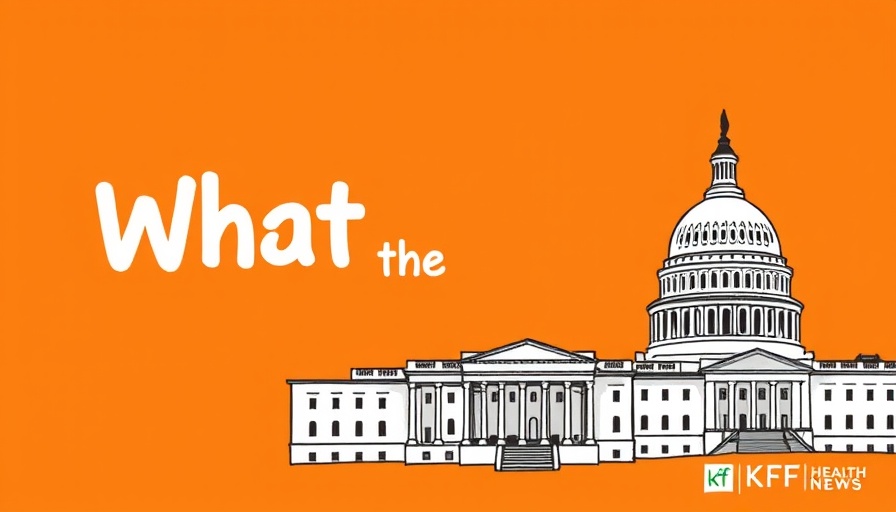 60 years of Medicare and Medicaid illustration with Capitol building and bold text.