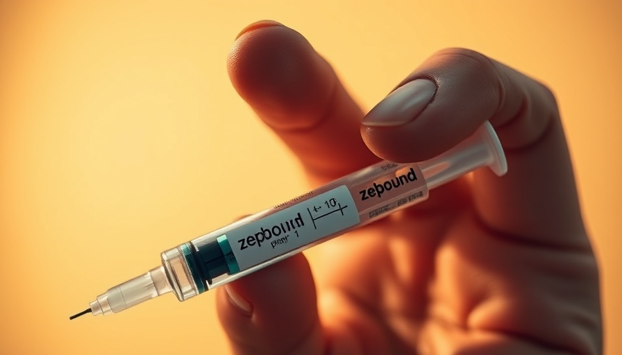 Close-up of a hand holding a 'zepbound' injection pen, highlighting GLP-1 drug costs.