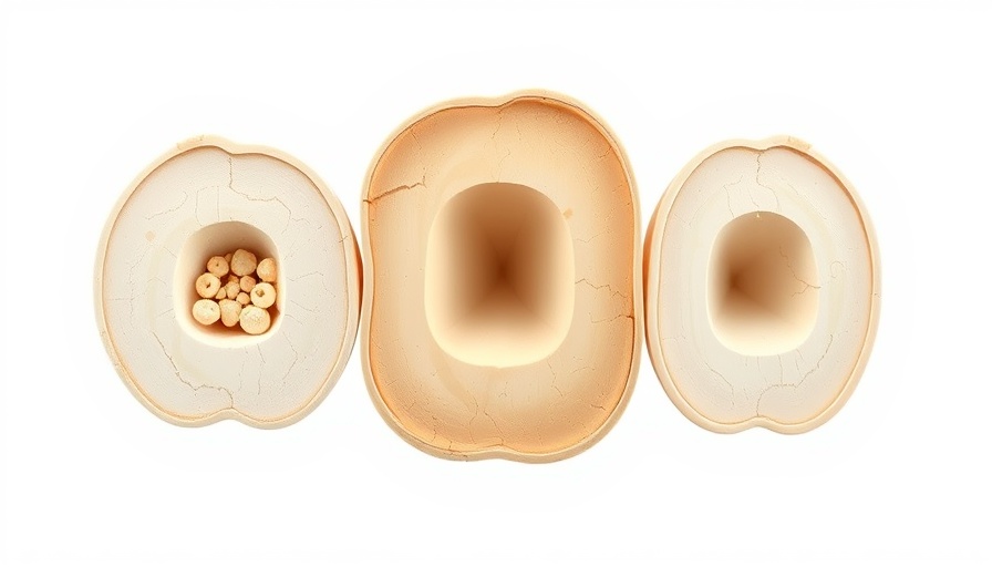 Bone density illustration to strengthen bones for women in menopause