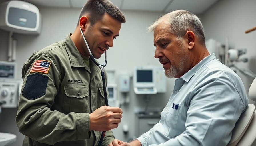 Medical personnel examining patient amid Trump's health funding cuts.
