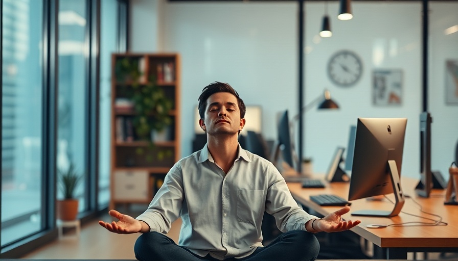 Office stress relief with meditation and two-hit stress techniques.