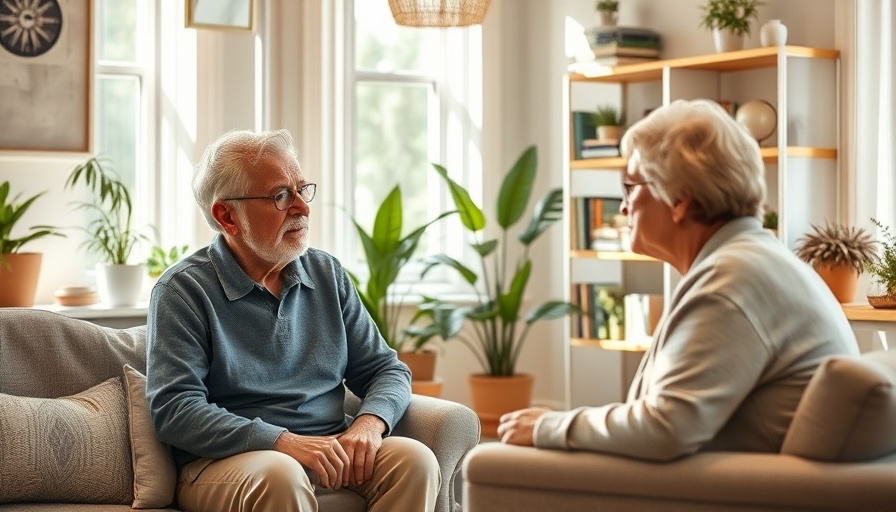 Cozy therapy session highlighting PTSD treatment in a warm, inviting room.