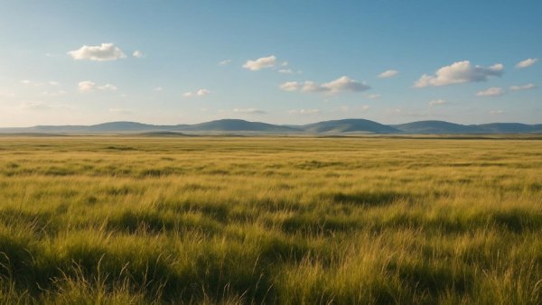 Expansive New Mexico plains under a blue sky.