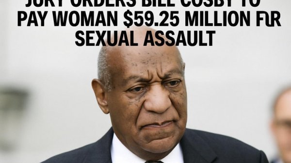 Jury orders Bill Cosby to pay woman $59.25 million for sexual assault