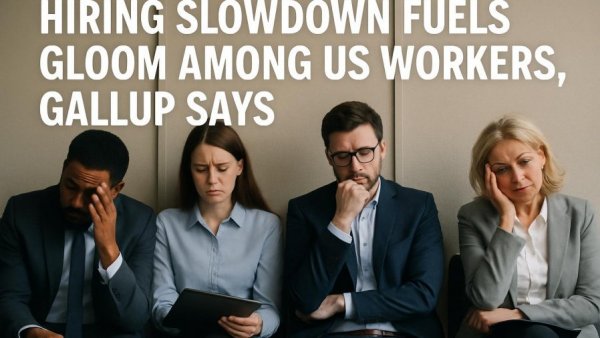 Hiring slowdown fuels gloom among US workers, Gallup says