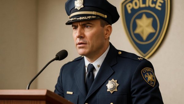 SAFE at Work campaign expansion with officer speaking formally.