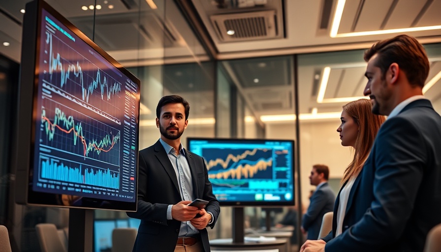 Discussion on European Central Bank interest rates in high-tech office.