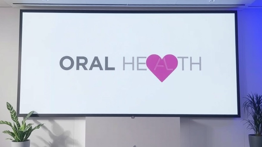 Modern slide on oral health access highlighting dental care and teledentistry solutions.
