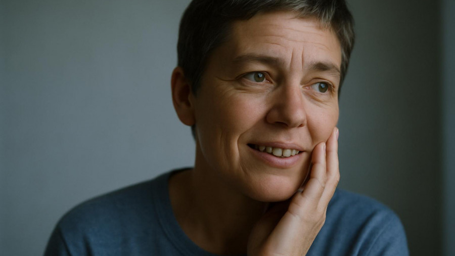 Thoughtful middle-aged person reflecting on tooth loss impact and emotional effects.