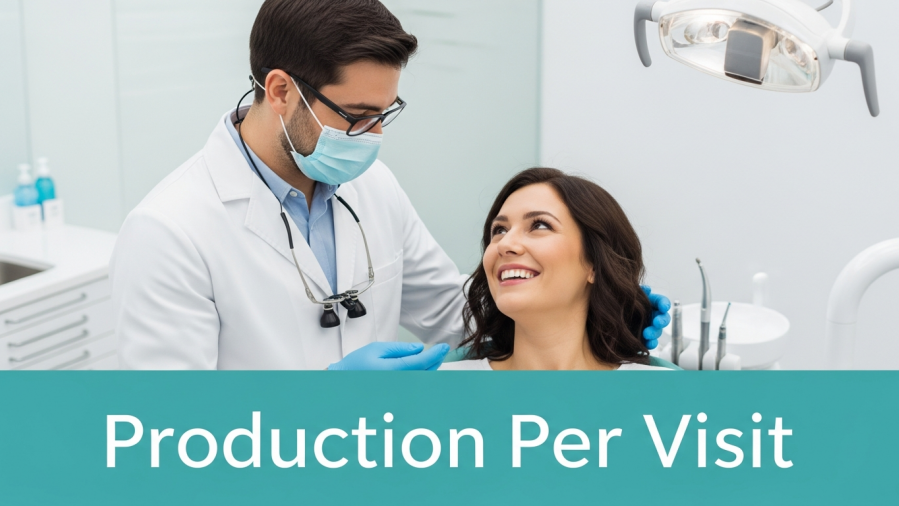 Confident dentist enhancing dental productivity through warm patient communication.
