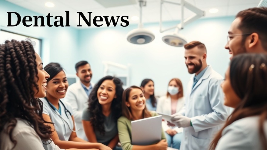 Welcoming dental office scene highlighting California dental news with diverse patients.