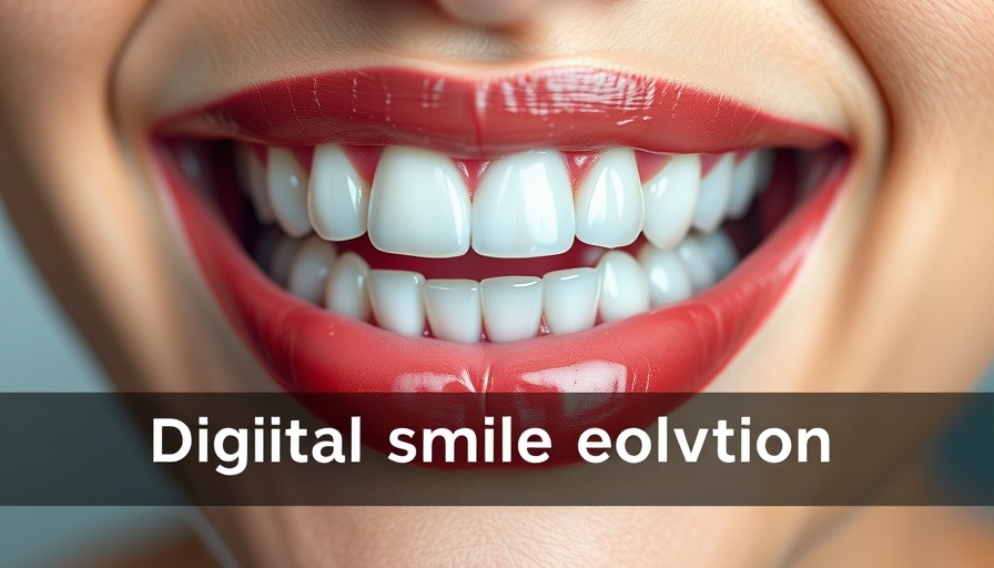 Close-up of digitally enhanced teeth showcasing digital smile design.