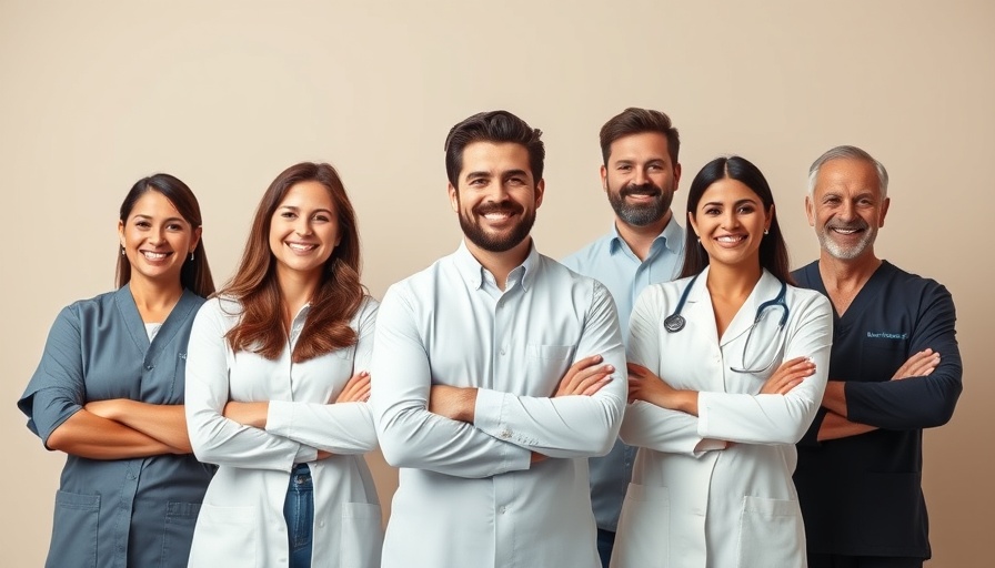 Professional dentists team offering full mouth implant services.