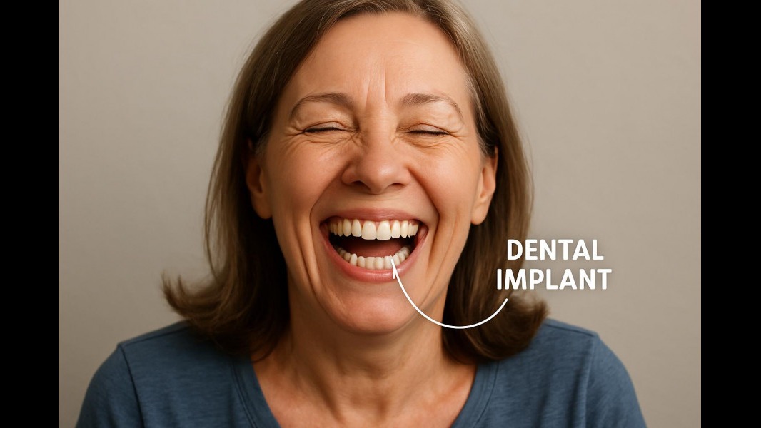 Dental implants: a permanent solution for confident smiles and natural feel.