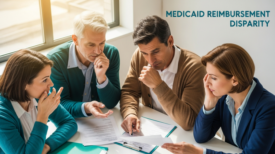 Diverse adults show relief and concern discussing Medicaid dental care access.