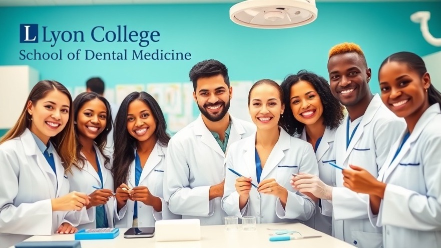 Dental students at Lyon College practicing hands-on skills in a modern lab.