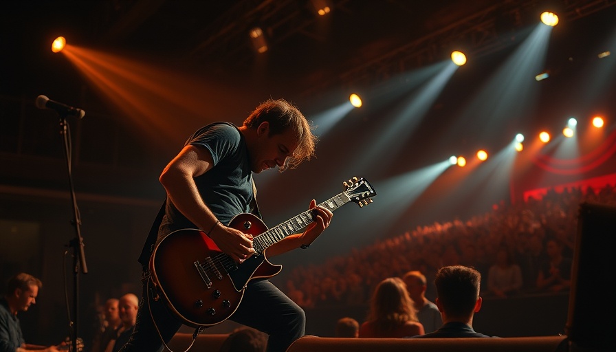 Energetic performance at a Charlotte music venue.