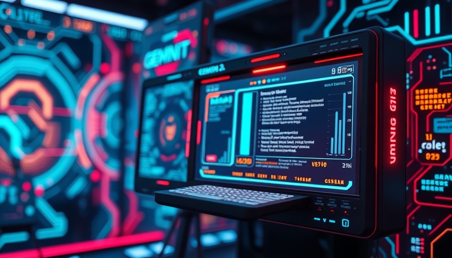 Gemini 2.5 AI advancements interface on dynamic background