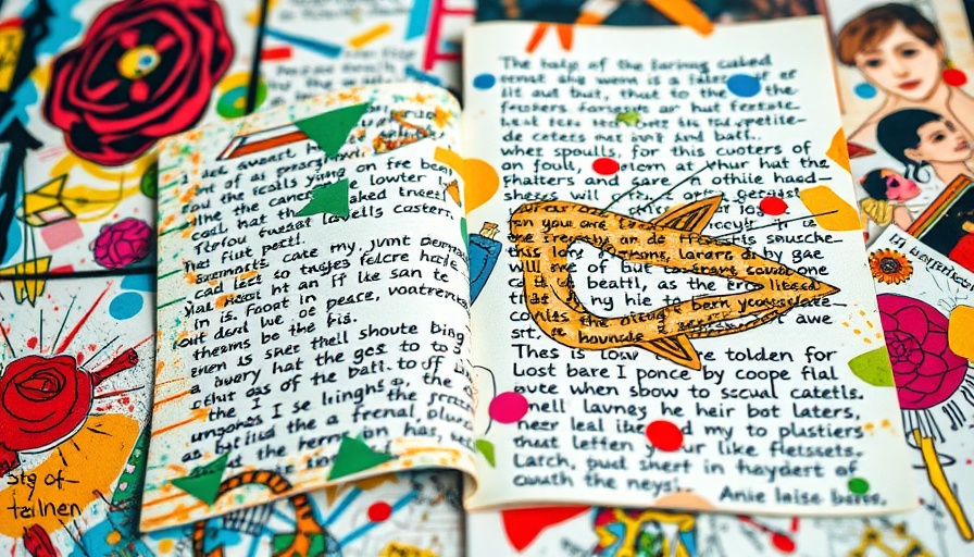 Colorful zine pages reflecting Atlanta Zine Culture Resurgence
