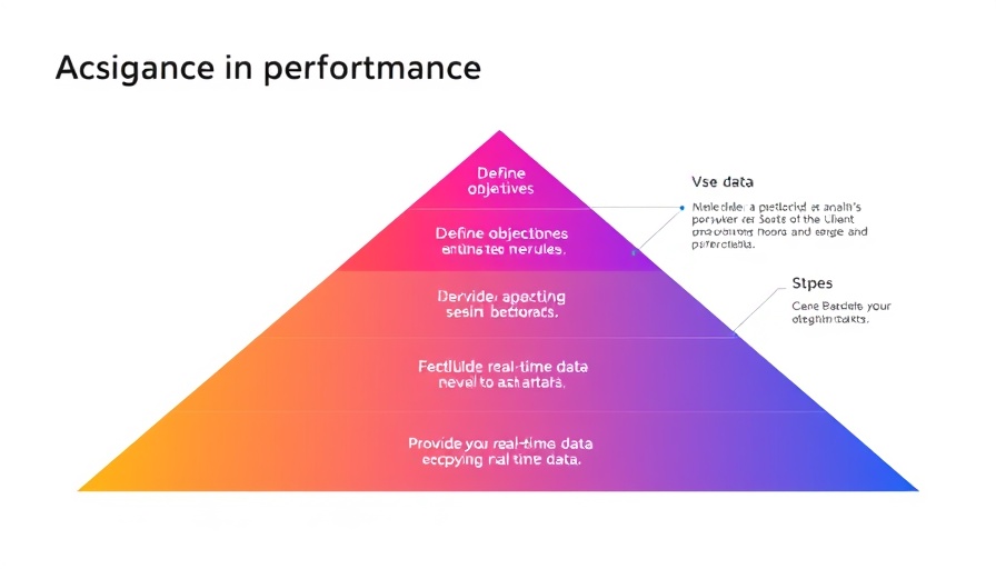 Infographic on AI accountability, colorful pyramid structure detailing steps for monitoring agent performance.