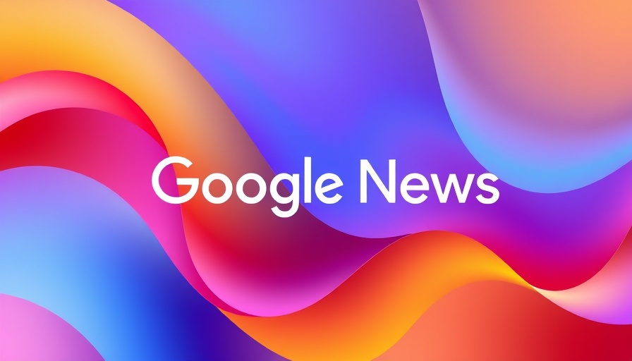 Colorful Google News logo icon illustration, best artificial intelligence stocks to buy now themed.