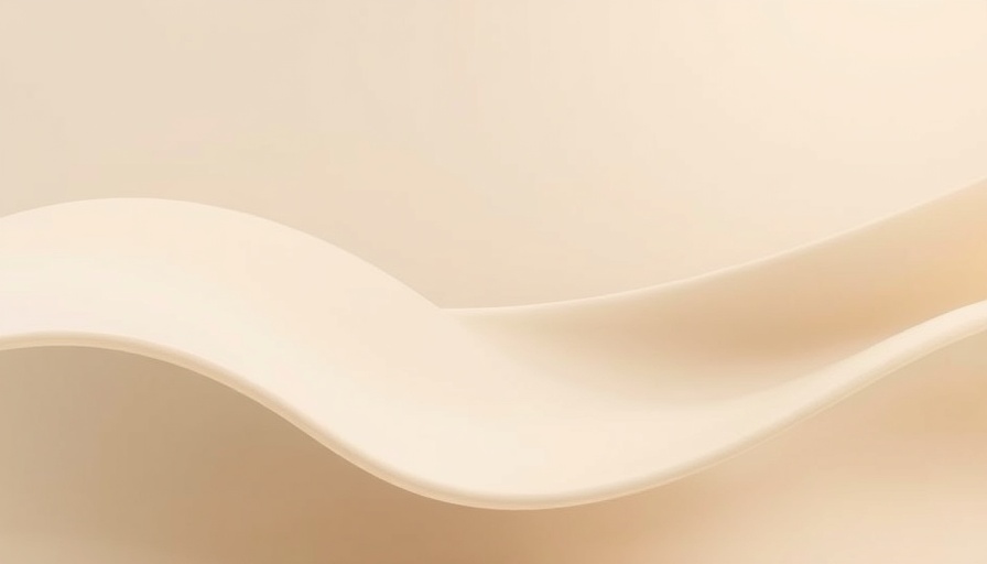 Minimalist abstract art with flowing beige lines, serene atmosphere.