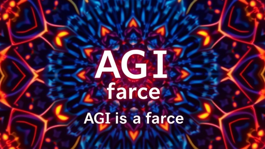 Geometric art questioning Artificial General Intelligence concept