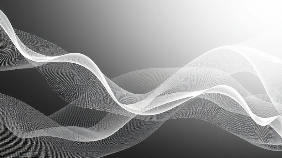 Abstract digital art depicting AI societal challenges with flowing lines.