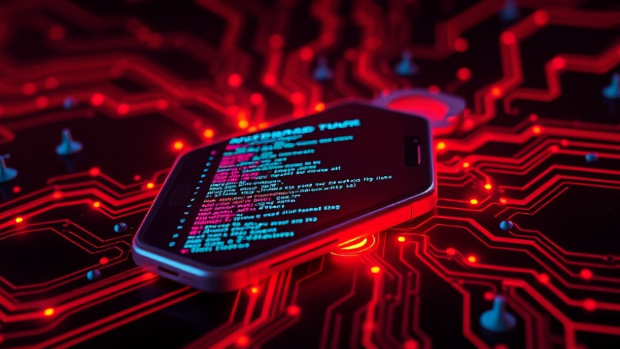 AI automation tools concept with code on smartphone screen.