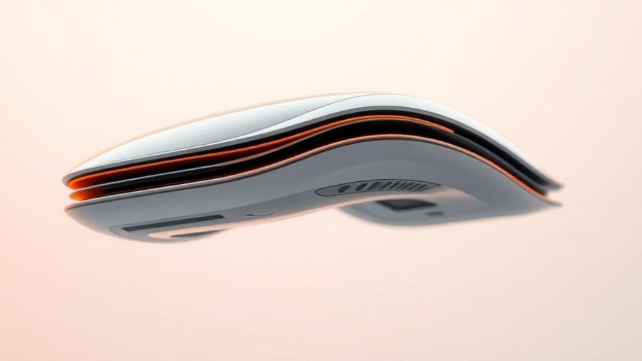 Futuristic sleek device with modern design and soft lighting.