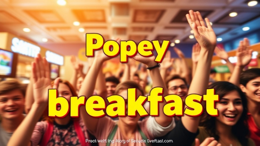 Denny's Grand Slam Giveaway promotion with excited crowd.