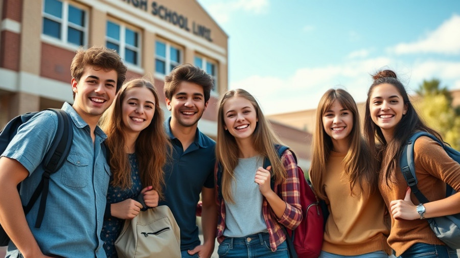 TurnUp for College workshop Charlotte flyer with smiling students.