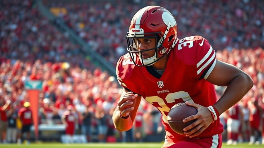 Georgia Bulldogs Football 2025 player running in a game.