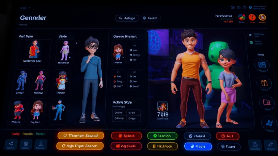 AI Allure Image Maker features sleek interface with options.