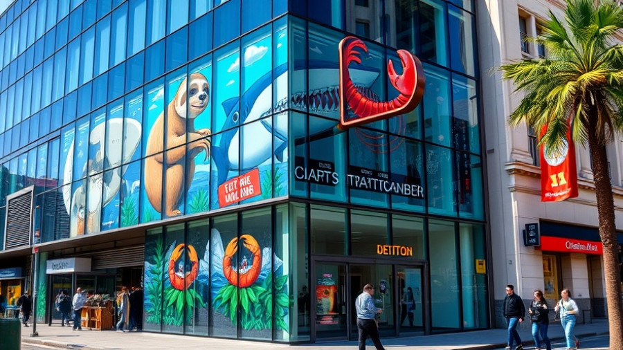 New Orleans business news: Audubon Insectarium vibrant mural.