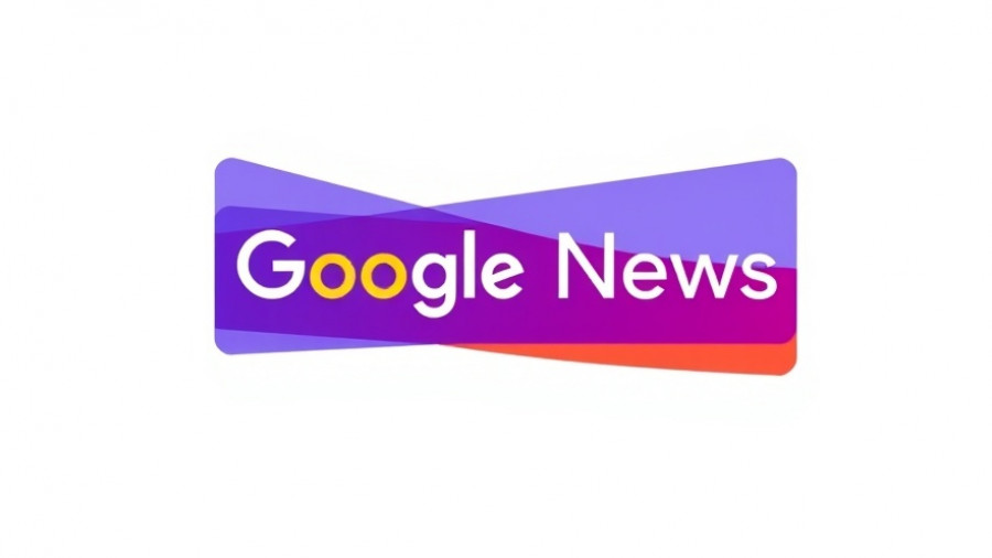 Colorful Google News logo illustration for AI stocks to buy and hold.