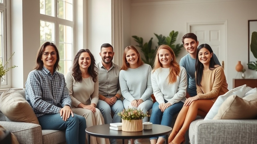 Stylish individuals in a modern Nashville home design setting