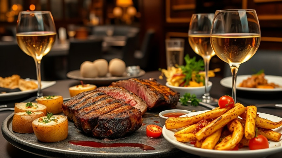 Delicious steak and sides at new Houston restaurant