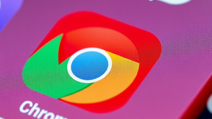 Close-up of Chrome app icon highlighting autofill feature on digital screen.