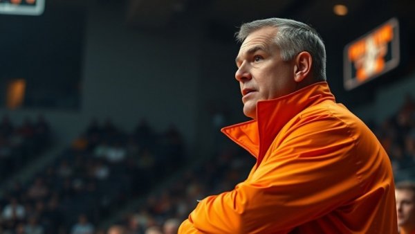 SEC College Basketball Returns with focused coach in action.