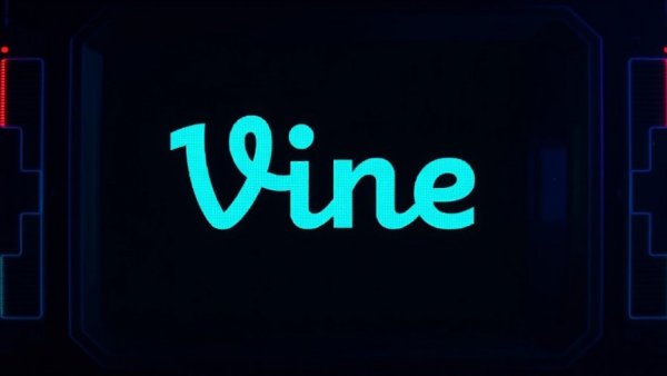 Retro Vine revival screen with game text, nostalgic pixel art.