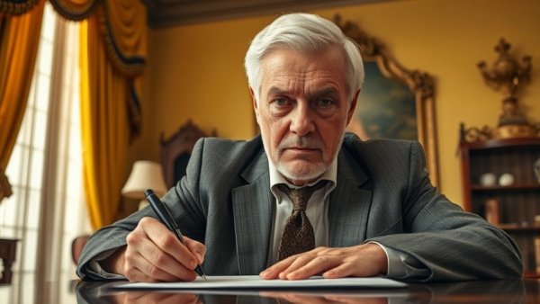 Man signing a document in office, Trump executive order AI regulations