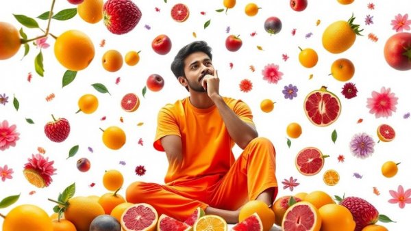 AI marketing tools depicted in a vibrant digital collage with creative elements.