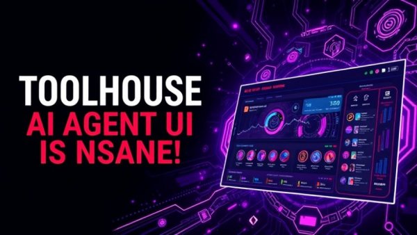 Easiest Way to Create AI Agents graphic with bold text and UI screenshot.