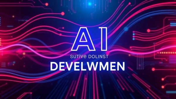 Better Agents AI Development digital screen ad with abstract flow.