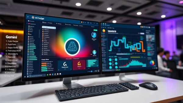 AI coding interface featuring Gemini 3.0 Pro and Claude Opus 4.5 tools.